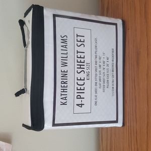 Never used king bed sheets.